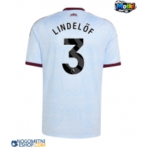 Moški Nogometni dresi Aston Villa Victor Lindelof #3 Tretji 2026-27 Kratek Rokav
